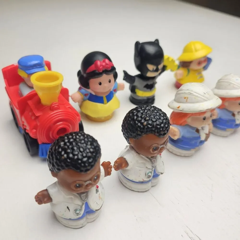 Fisher-Price Little People Figure Lot of 9 Train and Character Figures